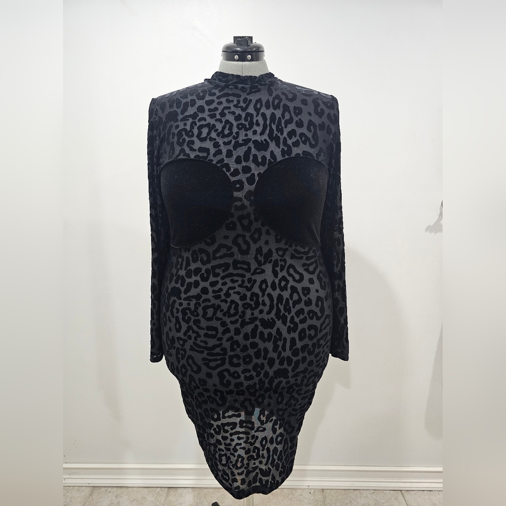Leopard print dress